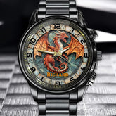 Custom Legendary Dragon Watch - Add Your Name to the Myth